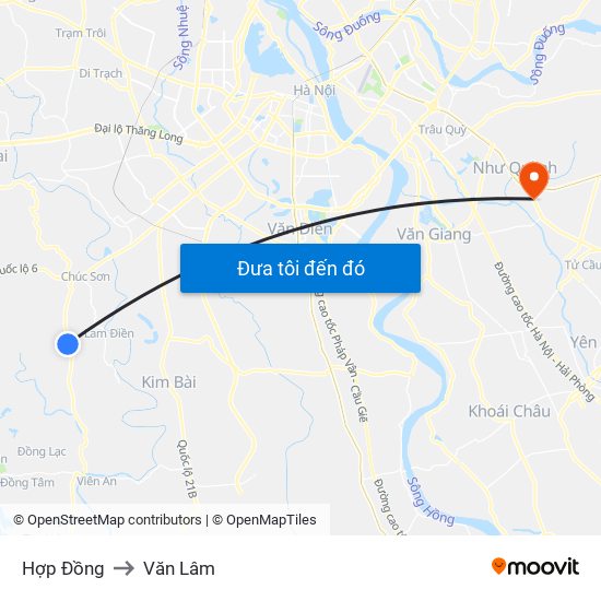 Hợp Đồng to Văn Lâm map