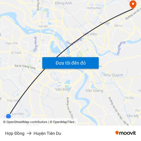 Hợp Đồng to Huyện Tiên Du map