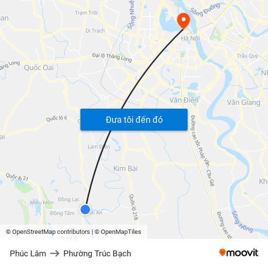 Phúc Lâm to Phường Trúc Bạch map