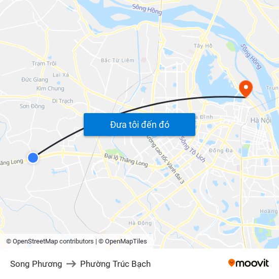 Song Phương to Phường Trúc Bạch map