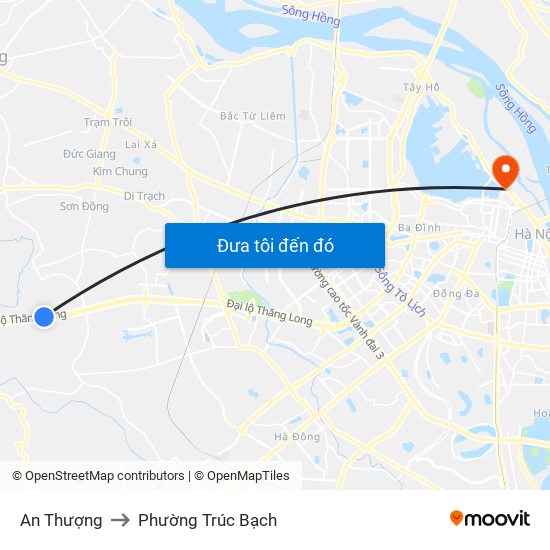 An Thượng to Phường Trúc Bạch map