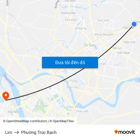 Lim to Phường Trúc Bạch map