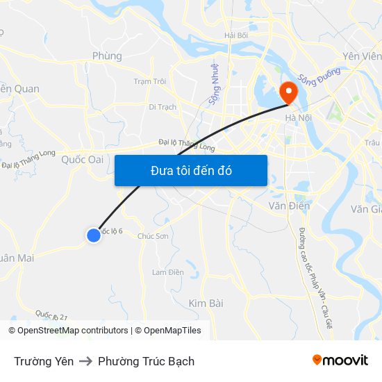 Trường Yên to Phường Trúc Bạch map