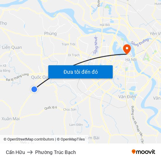 Cấn Hữu to Phường Trúc Bạch map