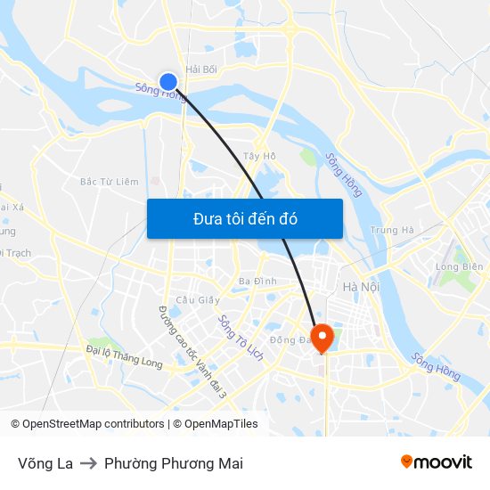 Võng La to Phường Phương Mai map