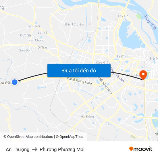 An Thượng to Phường Phương Mai map
