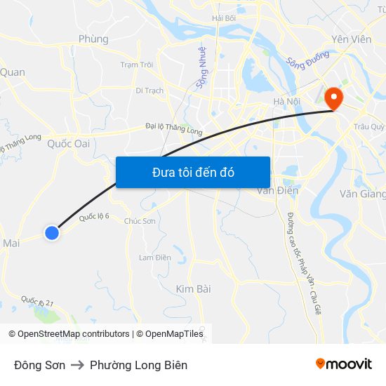 Đông Sơn to Phường Long Biên map