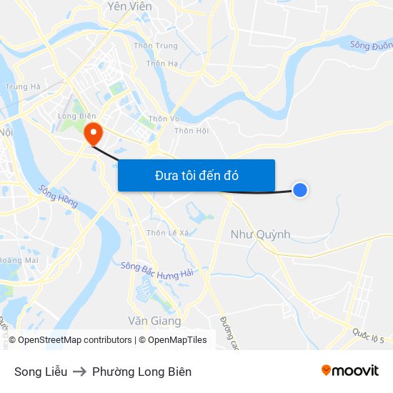 Song Liễu to Phường Long Biên map