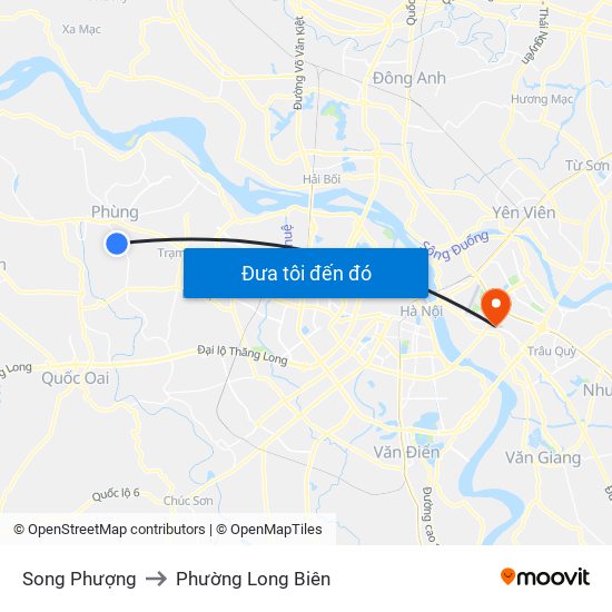 Song Phượng to Phường Long Biên map
