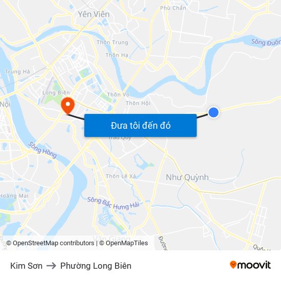 Kim Sơn to Phường Long Biên map