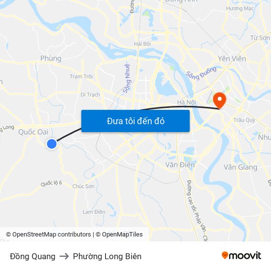 Đồng Quang to Phường Long Biên map