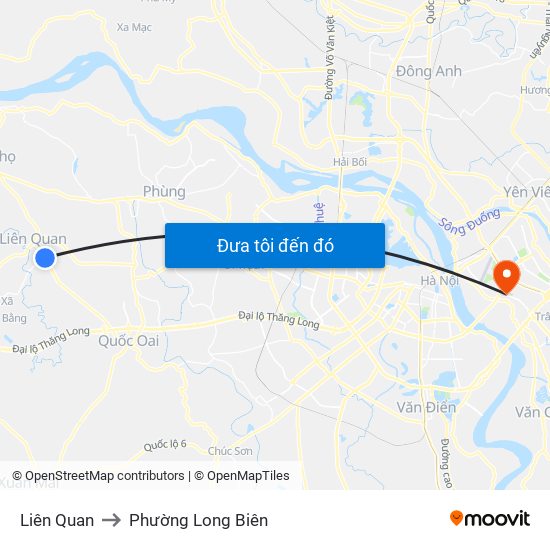 Liên Quan to Phường Long Biên map