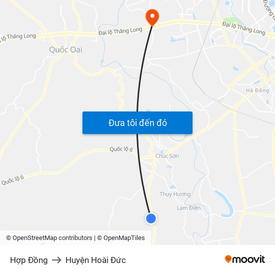 Hợp Đồng to Huyện Hoài Đức map