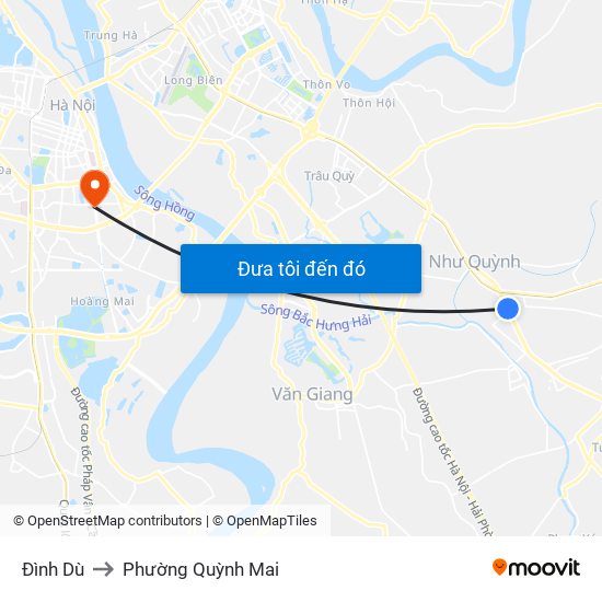 Đình Dù to Phường Quỳnh Mai map