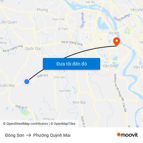 Đông Sơn to Phường Quỳnh Mai map