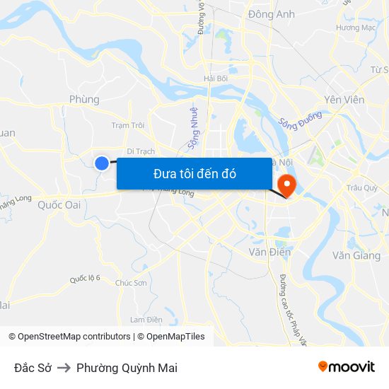 Đắc Sở to Phường Quỳnh Mai map