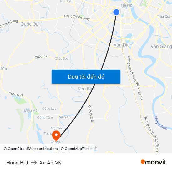 Hàng Bột to Xã An Mỹ map