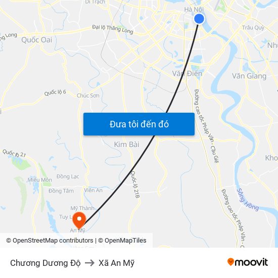 Chương Dương Độ to Xã An Mỹ map