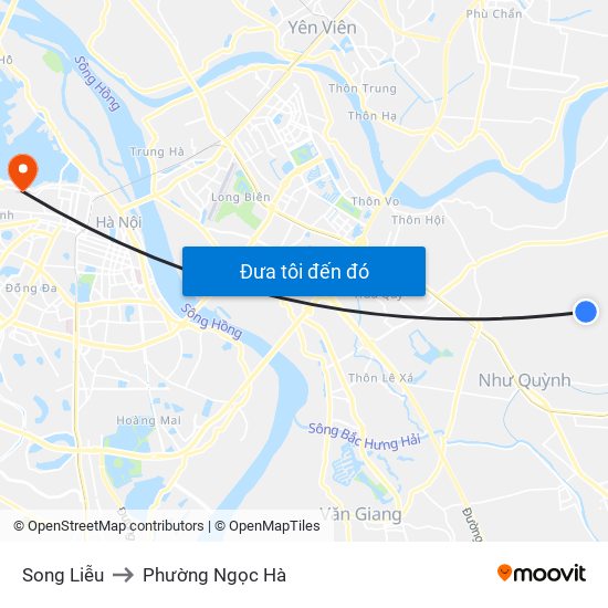 Song Liễu to Phường Ngọc Hà map