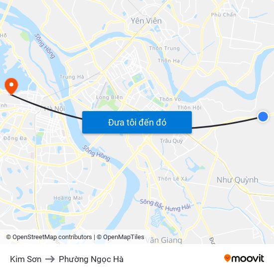 Kim Sơn to Phường Ngọc Hà map