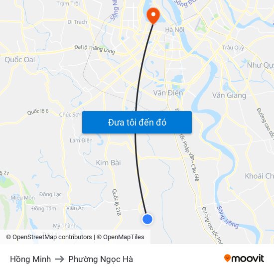 Hồng Minh to Phường Ngọc Hà map