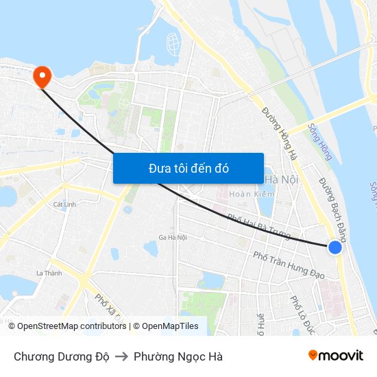 Chương Dương Độ to Phường Ngọc Hà map