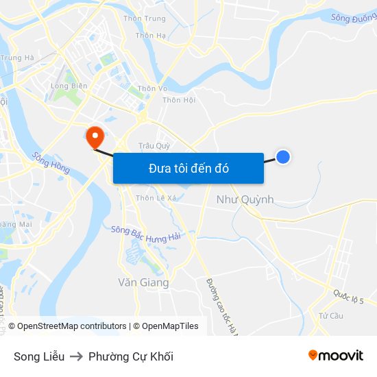 Song Liễu to Phường Cự Khối map