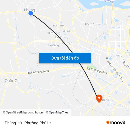 Phùng to Phường Phú La map