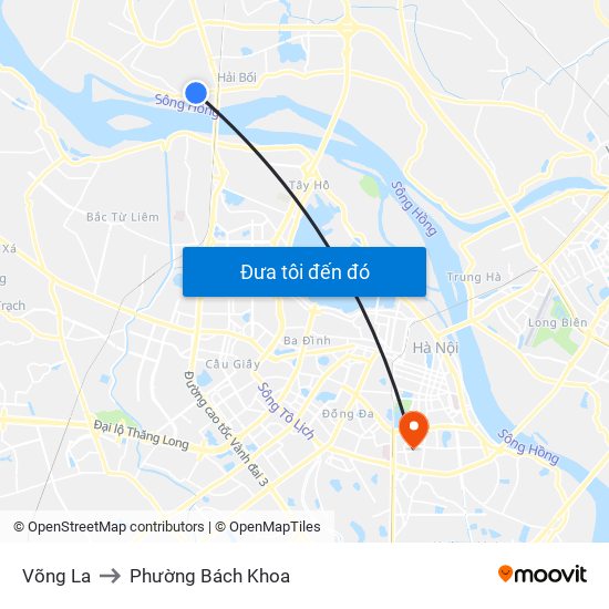 Võng La to Phường Bách Khoa map