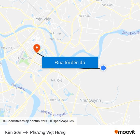 Kim Sơn to Phường Việt Hưng map