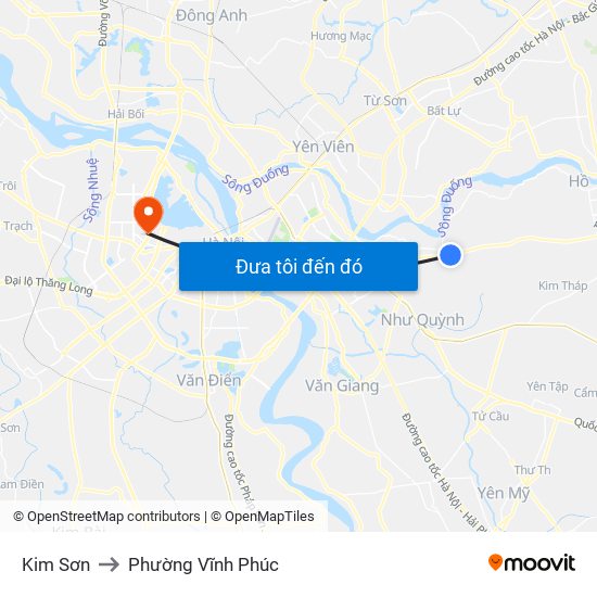 Kim Sơn to Phường Vĩnh Phúc map