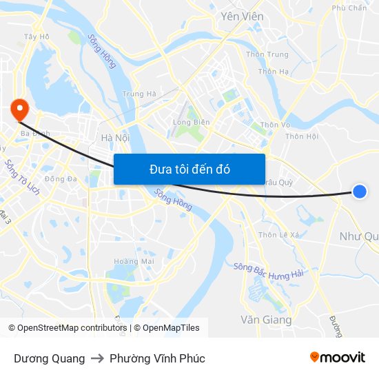 Dương Quang to Phường Vĩnh Phúc map