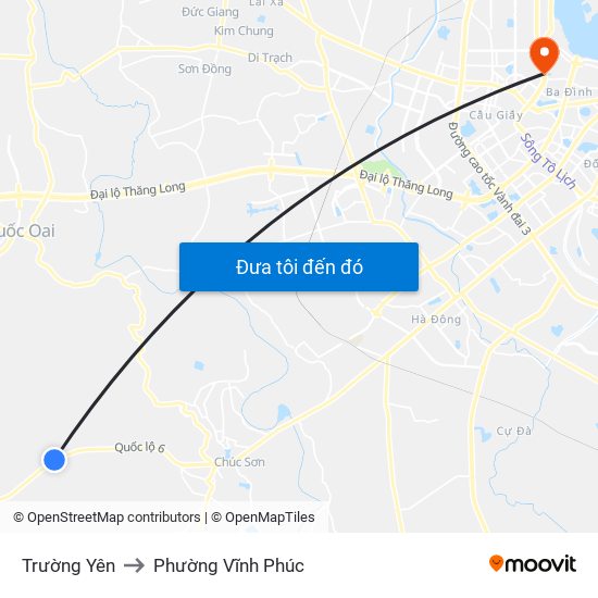 Trường Yên to Phường Vĩnh Phúc map