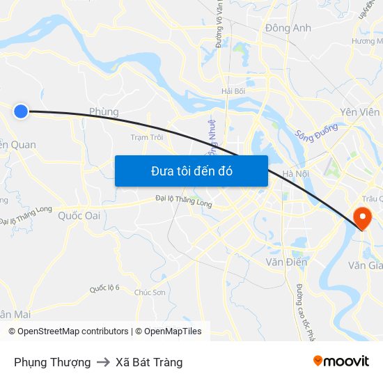 Phụng Thượng to Xã Bát Tràng map