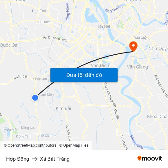 Hợp Đồng to Xã Bát Tràng map