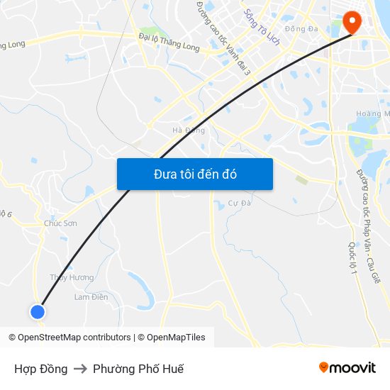 Hợp Đồng to Phường Phố Huế map