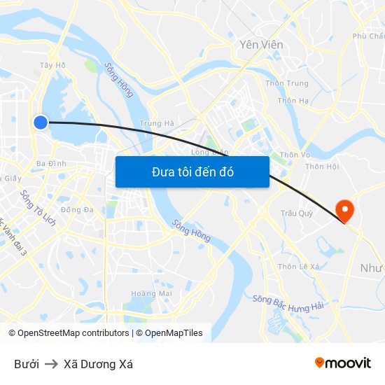 Bưởi to Xã Dương Xá map