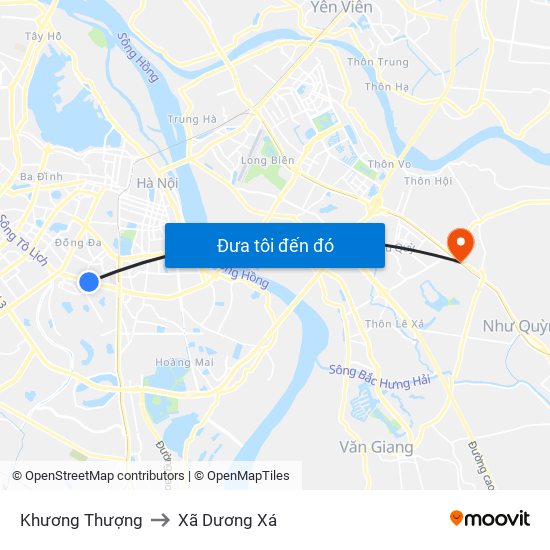 Khương Thượng to Xã Dương Xá map