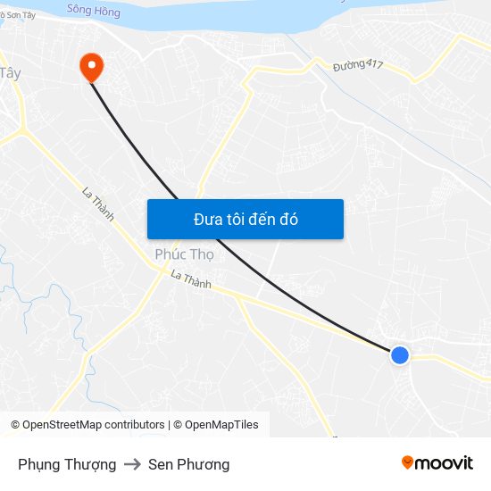 Phụng Thượng to Sen Phương map