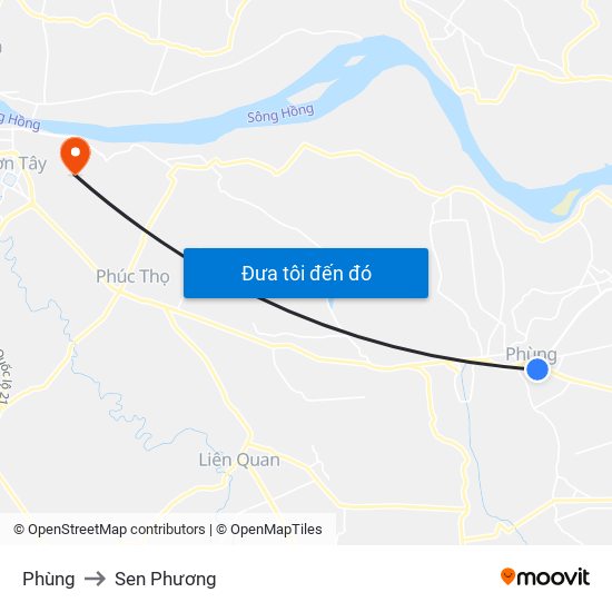 Phùng to Sen Phương map