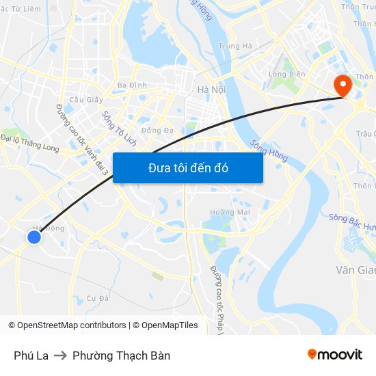 Phú La to Phường Thạch Bàn map