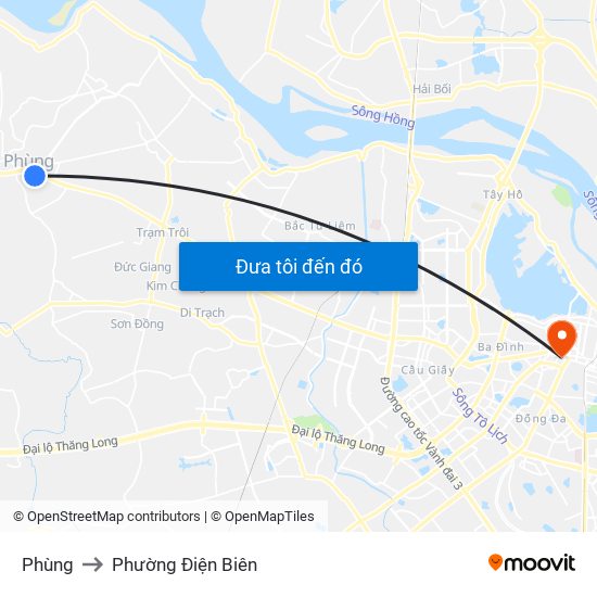 Phùng to Phường Điện Biên map