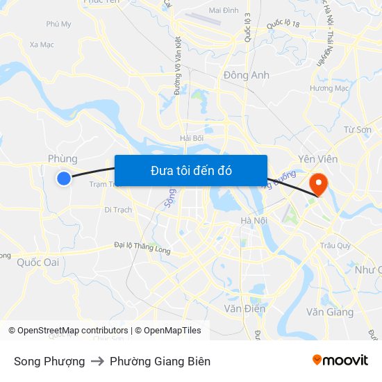 Song Phượng to Phường Giang Biên map