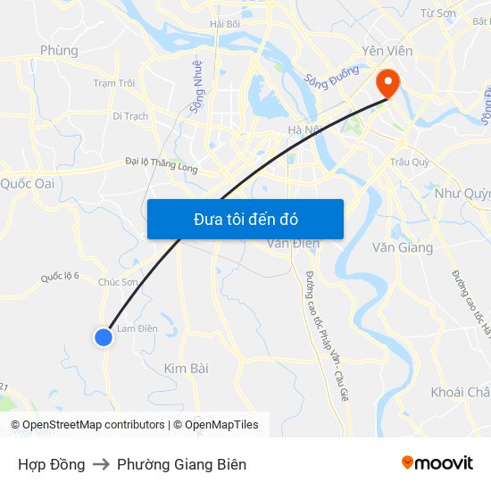 Hợp Đồng to Phường Giang Biên map