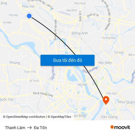 Thanh Lâm to Đa Tốn map