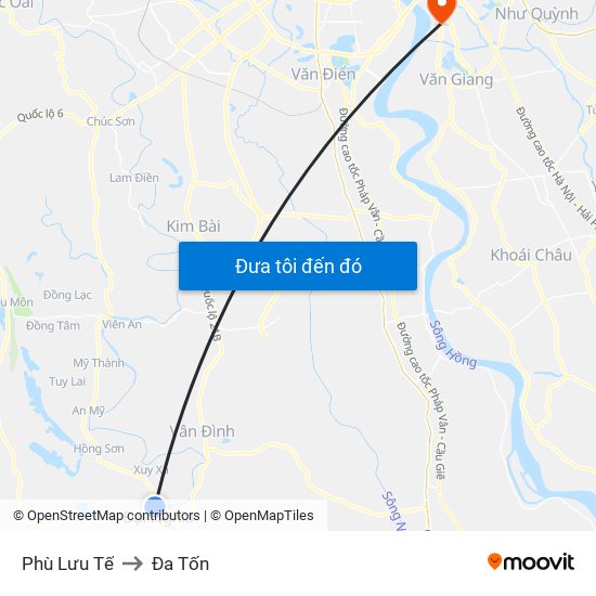 Phù Lưu Tế to Đa Tốn map