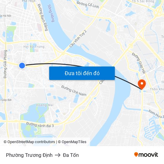Phường Trương Định to Đa Tốn map