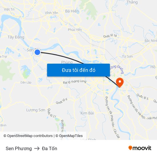 Sen Phương to Đa Tốn map