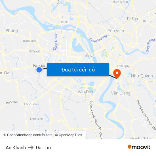 An Khánh to Đa Tốn map
