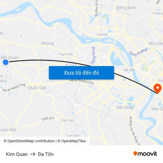 Kim Quan to Đa Tốn map